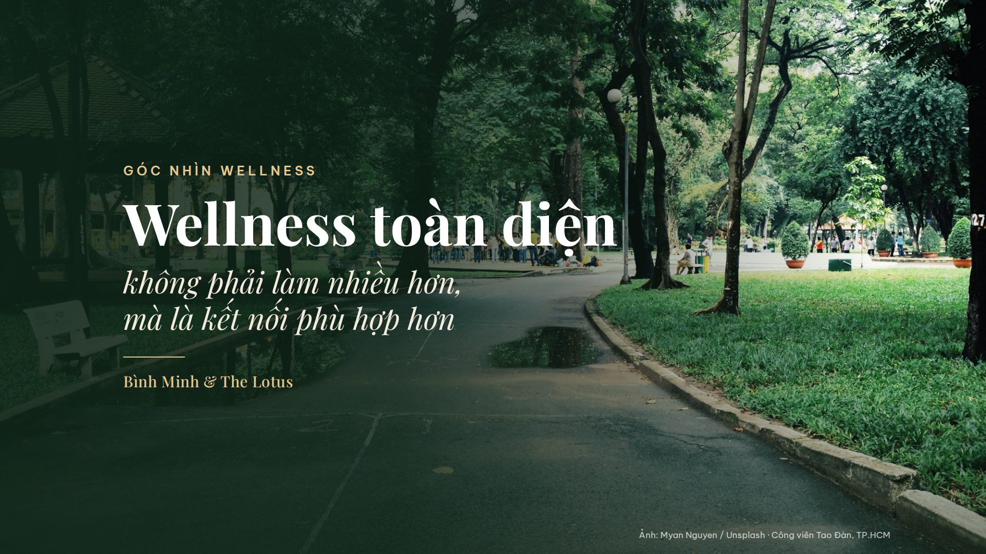 Wellness toàn diện: không phải làm nhiều hơn, mà là kết nối phù hợp hơn